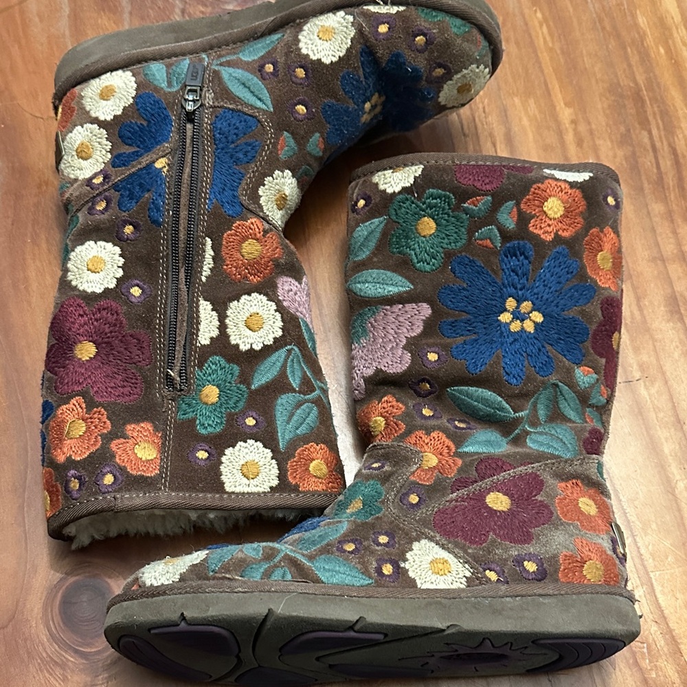 UGG Wahine Floral Embroidered Boots